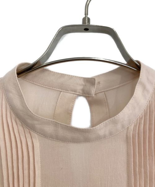 M-Medium（エムミディアム）M-Medium (エムミディアム) M-Medium（エム ミディアム）ピンタックブラウス ピンク サイズ:Mの古着・服飾アイテム