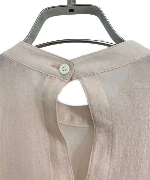 M-Medium（エムミディアム）M-Medium (エムミディアム) M-Medium（エム ミディアム）ピンタックブラウス ピンク サイズ:Mの古着・服飾アイテム