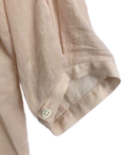 M-Medium（エムミディアム）M-Medium (エムミディアム) M-Medium（エム ミディアム）ピンタックブラウス ピンク サイズ:Mの古着・服飾アイテム