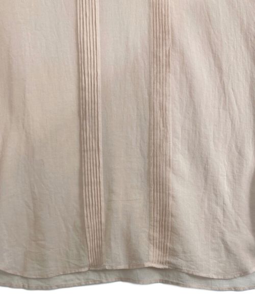 M-Medium（エムミディアム）M-Medium (エムミディアム) M-Medium（エム ミディアム）ピンタックブラウス ピンク サイズ:Mの古着・服飾アイテム