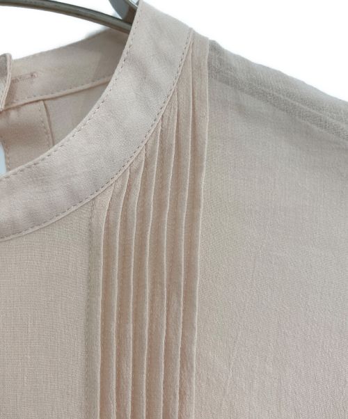 M-Medium（エムミディアム）M-Medium (エムミディアム) M-Medium（エム ミディアム）ピンタックブラウス ピンク サイズ:Mの古着・服飾アイテム