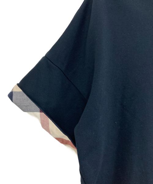 BLUE LABEL CRESTBRIDGE（ブルーレーベルクレストブリッジ）BLUE LABEL CRESTBRIDGE (ブルーレーベルクレストブリッジ) ロイヤルキールポンチ カットソー ネイビー サイズ:38の古着・服飾アイテム