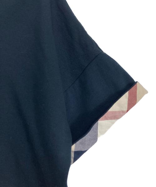 BLUE LABEL CRESTBRIDGE（ブルーレーベルクレストブリッジ）BLUE LABEL CRESTBRIDGE (ブルーレーベルクレストブリッジ) ロイヤルキールポンチ カットソー ネイビー サイズ:38の古着・服飾アイテム