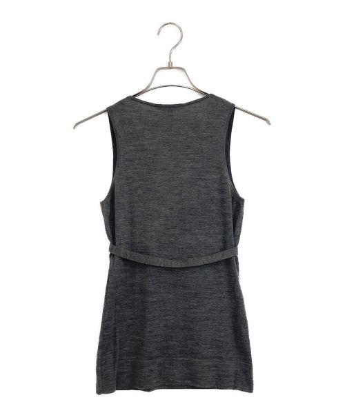 GUCCI（グッチ）GUCCI (グッチ) GUCCI/グッチ ニットベスト グレー サイズ:XSの古着・服飾アイテム