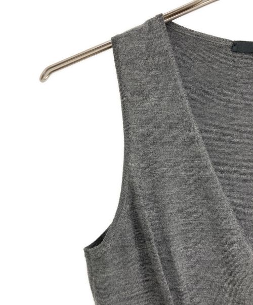 GUCCI（グッチ）GUCCI (グッチ) GUCCI/グッチ ニットベスト グレー サイズ:XSの古着・服飾アイテム