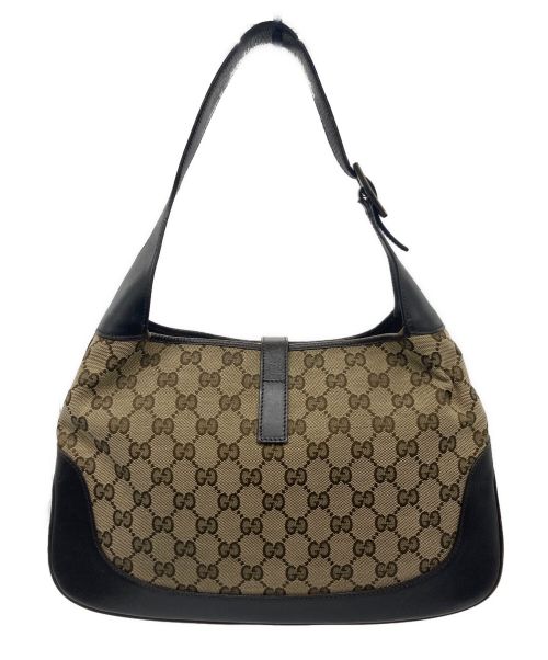GUCCI（グッチ）GUCCI (グッチ) GUCCI GG ショルダーバッグ ハンドバッグ ベージュの古着・服飾アイテム