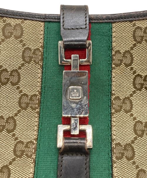 GUCCI（グッチ）GUCCI (グッチ) GUCCI GG ショルダーバッグ ハンドバッグ ベージュの古着・服飾アイテム