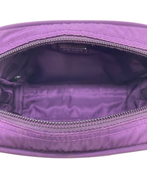 PRADA（プラダ）PRADA (プラダ) PRADA/プラダ コスメポーチ パープルの古着・服飾アイテム