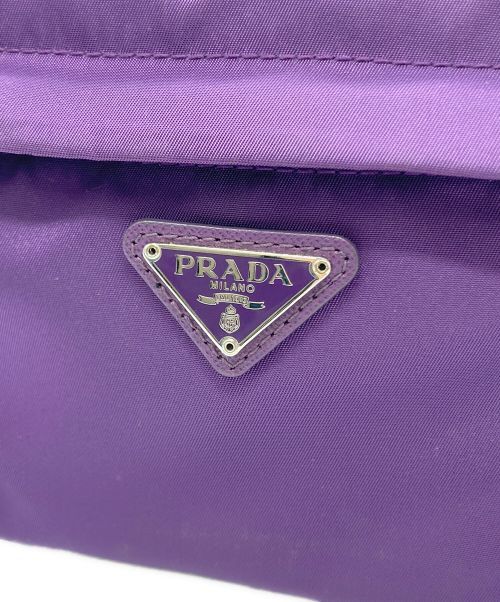 PRADA（プラダ）PRADA (プラダ) PRADA/プラダ コスメポーチ パープルの古着・服飾アイテム
