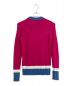KENZO (ケンゾー) KENZO/ケンゾー タイガー クレスト コットン ニット ブルー×ショッキングピンク サイズ:XS：9000円