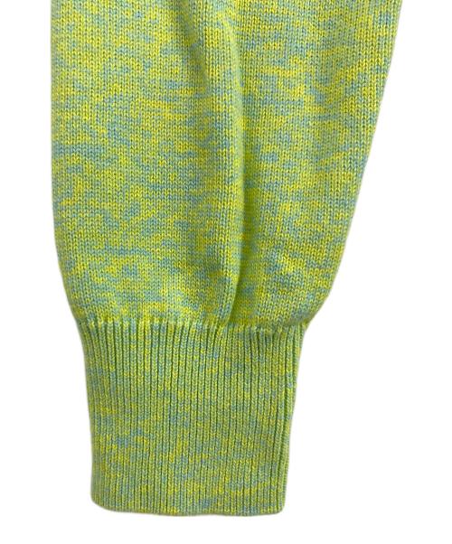 KENZO（ケンゾー）KENZO (ケンゾー) KENZO/ケンゾー ロゴニット グリーン×パープル サイズ:XSの古着・服飾アイテム