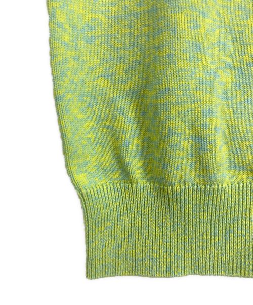 KENZO（ケンゾー）KENZO (ケンゾー) KENZO/ケンゾー ロゴニット グリーン×パープル サイズ:XSの古着・服飾アイテム