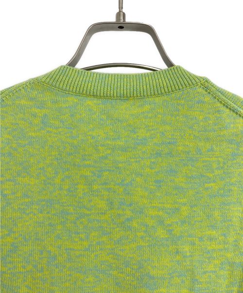 KENZO（ケンゾー）KENZO (ケンゾー) KENZO/ケンゾー ロゴニット グリーン×パープル サイズ:XSの古着・服飾アイテム