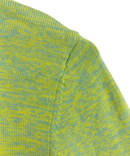 KENZO（ケンゾー）KENZO (ケンゾー) KENZO/ケンゾー ロゴニット グリーン×パープル サイズ:XSの古着・服飾アイテム