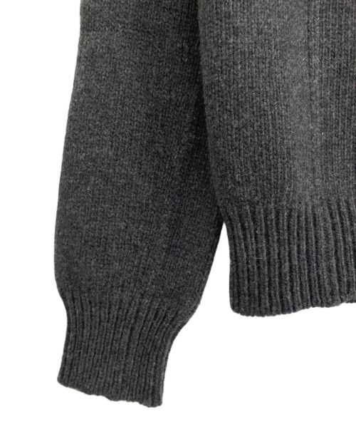 maison kitsune（メゾンキツネ）maison kitsune (メゾンキツネ) MAISON KITSUNE クルーネックニット グレー サイズ:XSの古着・服飾アイテム