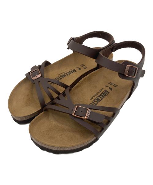 BIRKENSTOCK（ビルケンシュトック）BIRKENSTOCK (ビルケンシュトック) BIRKENSTOCK ストラップサンダル ブラウン サイズ:24の古着・服飾アイテム