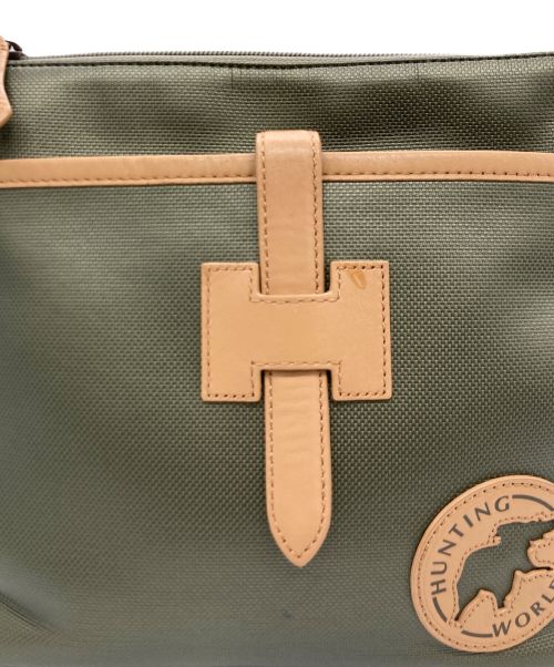 HUNTING WORLD（ハンティングワールド）HUNTING WORLD (ハンティングワールド) AT EASE WATAMU ショルダーバッグ オリーブの古着・服飾アイテム
