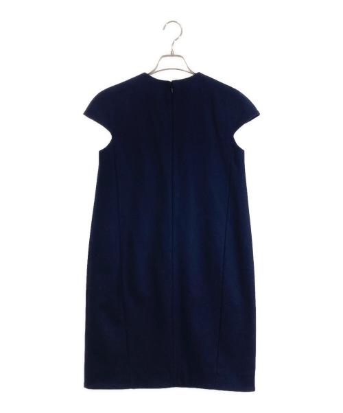 YOKO CHAN（ヨーコチャン）YOKO CHAN (ヨーコチャン) ノースリーブワンピース ネイビー サイズ:38の古着・服飾アイテム