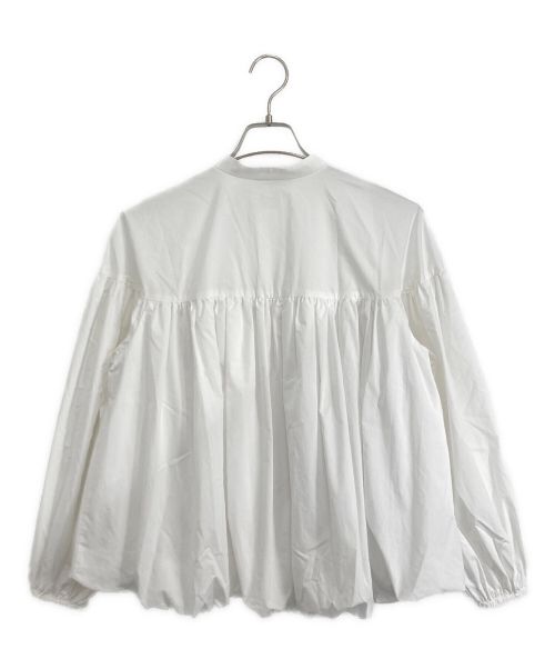 YORI（ヨリ）YORI (ヨリ) yori/ヨリ リボンバルーンブラウス ホワイト サイズ:Fの古着・服飾アイテム