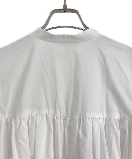 YORI（ヨリ）YORI (ヨリ) yori/ヨリ リボンバルーンブラウス ホワイト サイズ:Fの古着・服飾アイテム