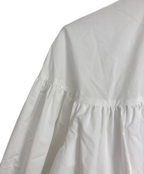 YORI（ヨリ）YORI (ヨリ) yori/ヨリ リボンバルーンブラウス ホワイト サイズ:Fの古着・服飾アイテム