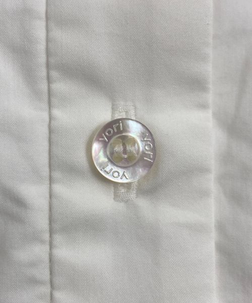 YORI（ヨリ）YORI (ヨリ) yori/ヨリ リボンバルーンブラウス ホワイト サイズ:Fの古着・服飾アイテム