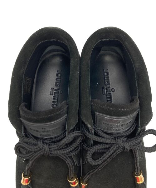 LOUIS VUITTON（ルイ ヴィトン）LOUIS VUITTON (ルイ ヴィトン) スエード ショートブーツ ブラック サイズ:37の古着・服飾アイテム