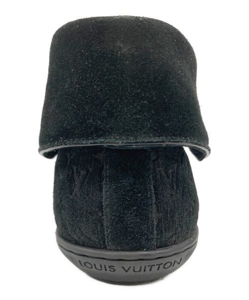 LOUIS VUITTON（ルイ ヴィトン）LOUIS VUITTON (ルイ ヴィトン) スエード ショートブーツ ブラック サイズ:37の古着・服飾アイテム