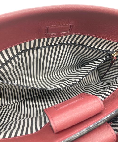 Kate Spade（ケイトスペード）Kate Spade (ケイトスペード) kate spade new york 2WAYバッグ ワインレッドの古着・服飾アイテム