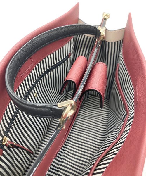 Kate Spade（ケイトスペード）Kate Spade (ケイトスペード) kate spade new york 2WAYバッグ ワインレッドの古着・服飾アイテム