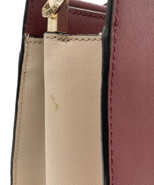 Kate Spade（ケイトスペード）Kate Spade (ケイトスペード) kate spade new york 2WAYバッグ ワインレッドの古着・服飾アイテム