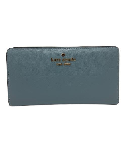 Kate Spade（ケイトスペード）Kate Spade (ケイトスペード) 長財布 スカイブルーの古着・服飾アイテム