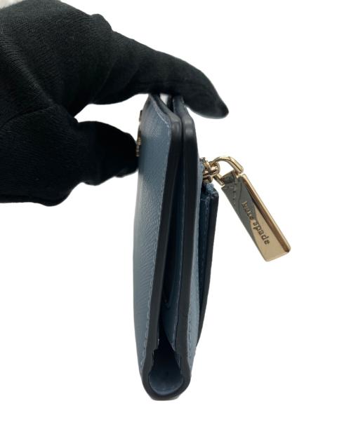 Kate Spade（ケイトスペード）Kate Spade (ケイトスペード) 長財布 スカイブルーの古着・服飾アイテム