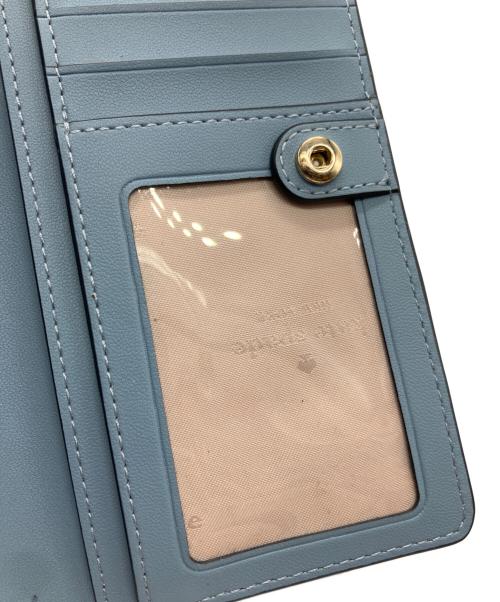 Kate Spade（ケイトスペード）Kate Spade (ケイトスペード) 長財布 スカイブルーの古着・服飾アイテム