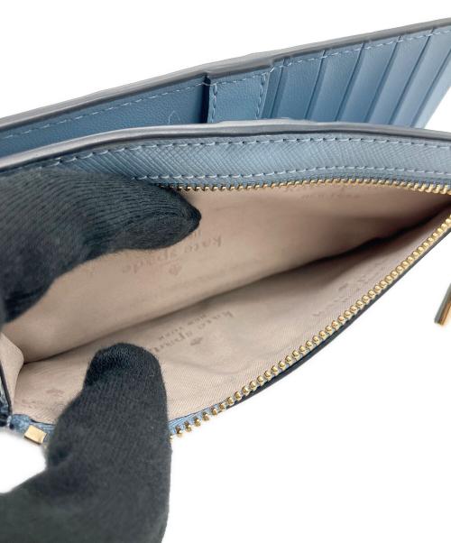 Kate Spade（ケイトスペード）Kate Spade (ケイトスペード) 長財布 スカイブルーの古着・服飾アイテム