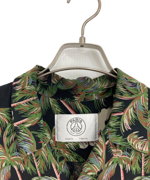 Paris Saint-Germain（パリサンジェルマン）Paris Saint-Germain (パリ・サン ジェルマン) アロハシャツ グリーン サイズ:Mの古着・服飾アイテム