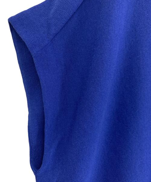 Curensology（カレンソロジー）Curensology (カレンソロジー) ニットフレアトップス ネイビー サイズ:Fの古着・服飾アイテム