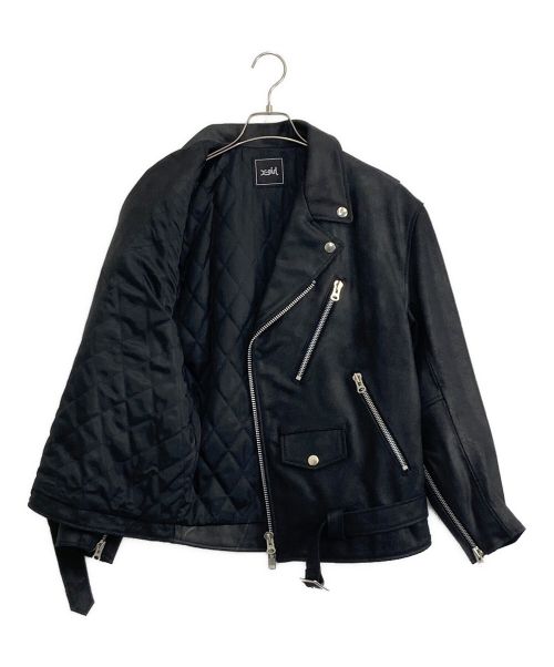 X-GIRL（エックスガール）X-GIRL (エックスガール) DOUBLE RIDERS JACKET/ダブルライダースジャケット ブラック サイズ:1の古着・服飾アイテム