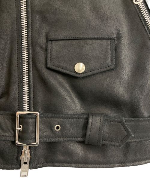 X-GIRL（エックスガール）X-GIRL (エックスガール) DOUBLE RIDERS JACKET/ダブルライダースジャケット ブラック サイズ:1の古着・服飾アイテム