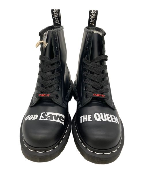 Dr.Martens（ドクターマーチン）Dr.Martens (ドクターマーチン) SEX PISTOLS (セックス・ピストルズ) Dr.Martens(ドクターマーチン)×sex pistols(セックスピストルズ)8ホールブーツ ブラック サイズ:UK5の古着・服飾アイテム