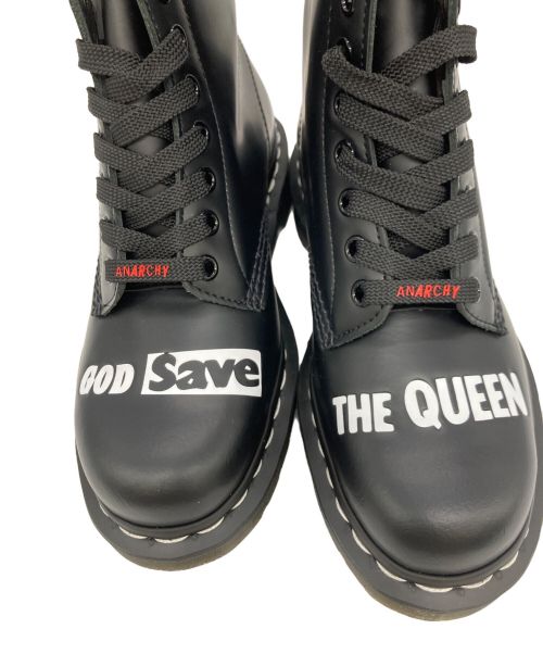 Dr.Martens（ドクターマーチン）Dr.Martens (ドクターマーチン) SEX PISTOLS (セックス・ピストルズ) Dr.Martens(ドクターマーチン)×sex pistols(セックスピストルズ)8ホールブーツ ブラック サイズ:UK5の古着・服飾アイテム