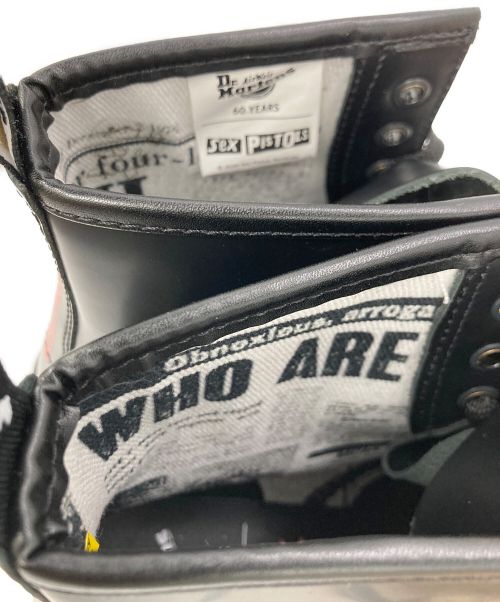 Dr.Martens（ドクターマーチン）Dr.Martens (ドクターマーチン) SEX PISTOLS (セックス・ピストルズ) Dr.Martens(ドクターマーチン)×sex pistols(セックスピストルズ)8ホールブーツ ブラック サイズ:UK5の古着・服飾アイテム