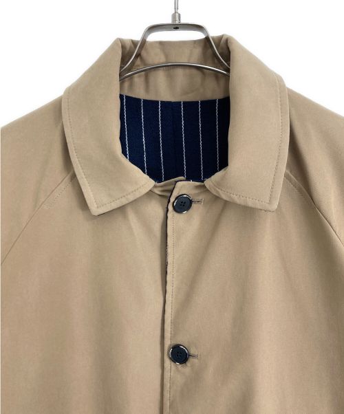 GOTHAM NYC（ゴッサム ニューヨーク）GOTHAM NYC (ゴッサム ニューヨーク) GOTHAM NYC リバーシブルステンカラーコート カーキ サイズ:Lの古着・服飾アイテム