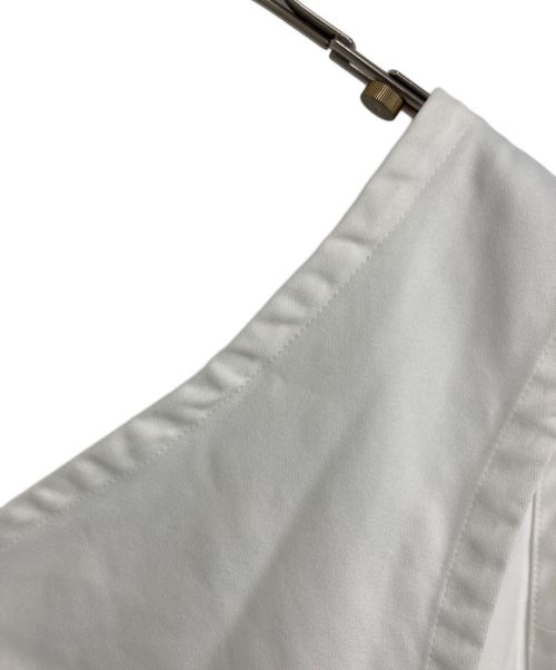 COMME des GARCONS HOMME PLUS（コムデギャルソンオムプリュス）COMME des GARCONS HOMME PLUS (コムデギャルソンオムプリュス) アシンメトリーロングベスト ホワイト サイズ:Mの古着・服飾アイテム