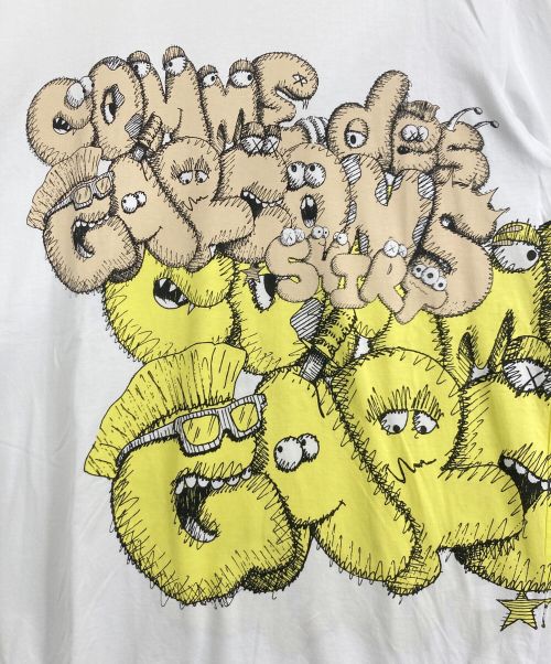 COMME des GARCONS（コムデギャルソン）COMME des GARCONS (コムデギャルソン) COMME des GARCONS KAWS Tシャツ ホワイト サイズ:XLの古着・服飾アイテム