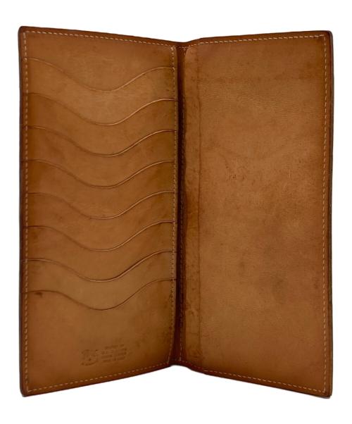 IL BISONTE（イル ビゾンテ）IL BISONTE (イル ビゾンテ) スクエアロングウォレット ブラウンの古着・服飾アイテム