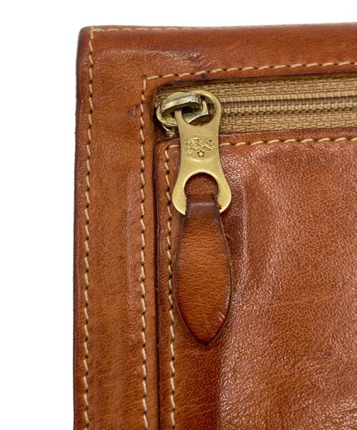IL BISONTE（イル ビゾンテ）IL BISONTE (イル ビゾンテ) スクエアロングウォレット ブラウンの古着・服飾アイテム