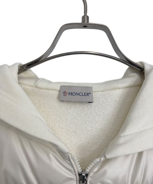 MONCLER（モンクレール）MONCLER (モンクレール) ダウンジャケット ホワイト サイズ:Lの古着・服飾アイテム