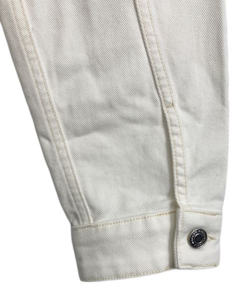 maison kitsune（メゾンキツネ）maison kitsune (メゾンキツネ) MAISON KITSUNE PARIS ホワイトデニムジャケット ホワイト サイズ:XSの古着・服飾アイテム