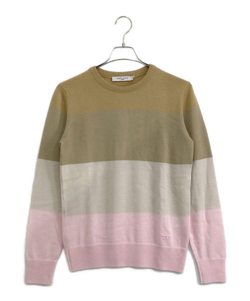 maison kitsune（メゾンキツネ）maison kitsune (メゾンキツネ) MAISON KITSUNE ニット セーター マルチカラー サイズ:XXSの古着・服飾アイテム